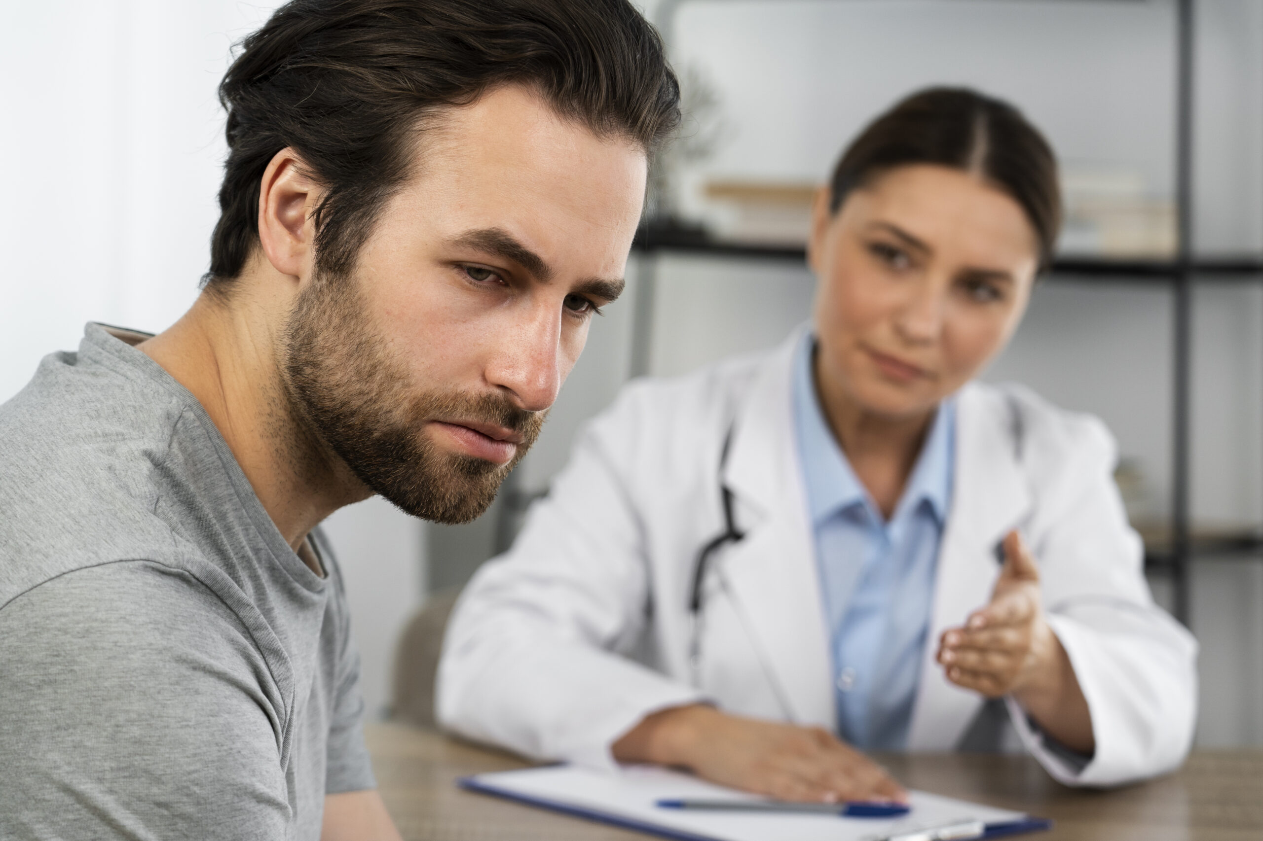 грустный пациент